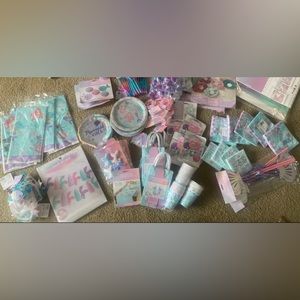 85pc Mermaid Party in a Bag/Bundle Decorations & more